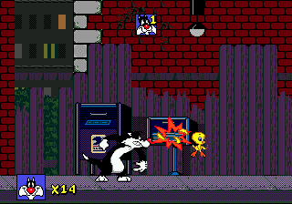 Sylvester & tweety store in cagey capers